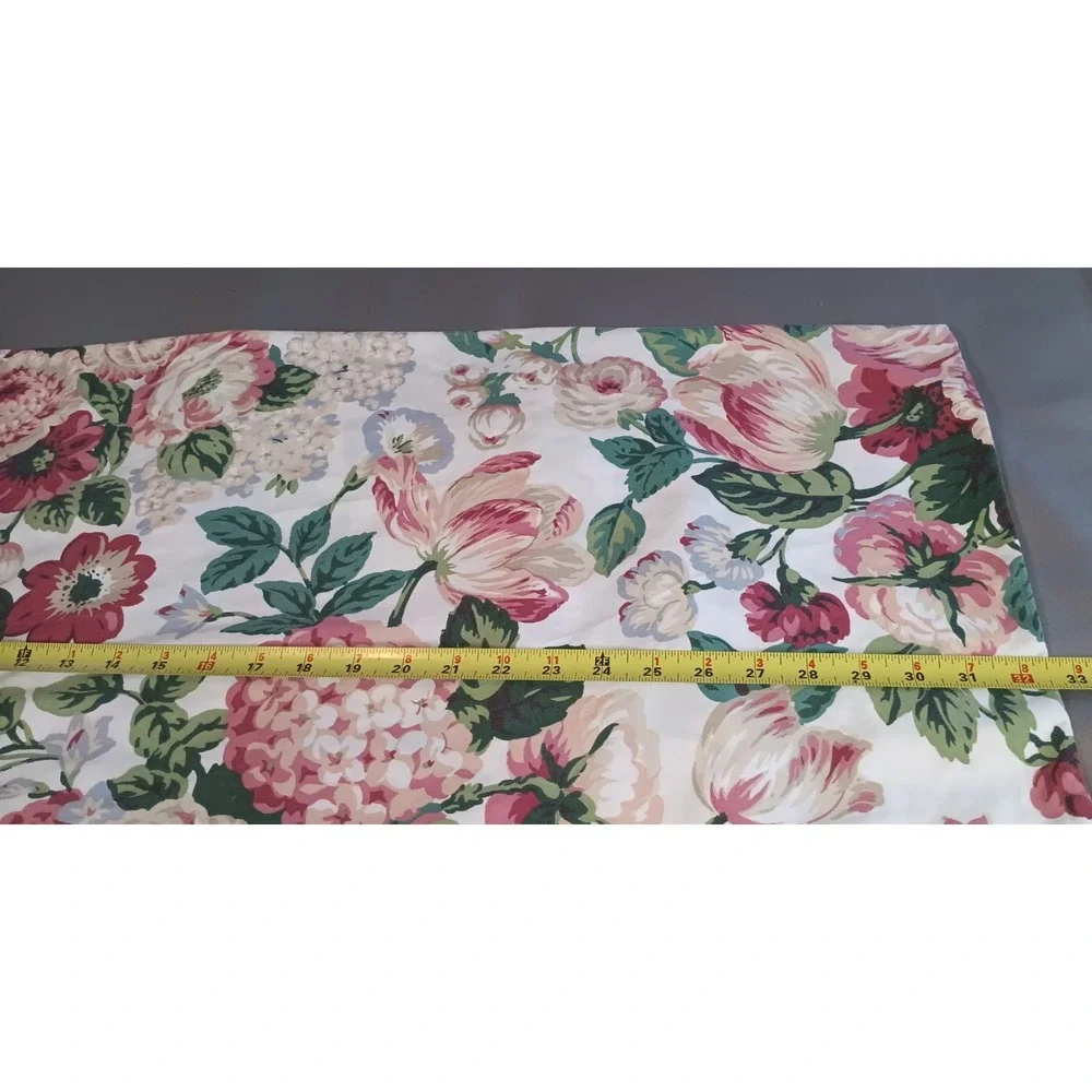 vintage cannon floral 2pc twin sheet shabby chic 90s cottagecore french country